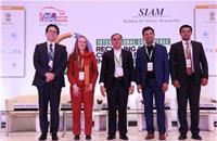 Masaru Akaishi, MD, Maruti Suzuki Toyotsu India; UBA's Regina Kohlmeyer; S Deshmukh, co-chairman, SIAM Recycling & Materials Group; Kedar Rele, Country GM, Umicore; Kearney's Rahul Mishra.