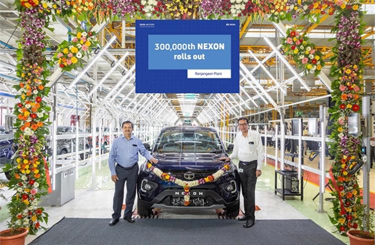 The 300,000th Nexon was produced on February 28, 2022.