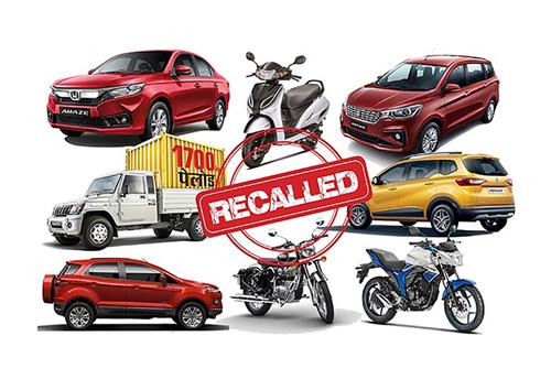Indian OEMs recall 278,405 vehicles in 2022, over 5 million units since 2012