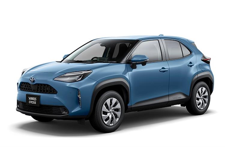  Toyota launches new Yaris Cross in Japan