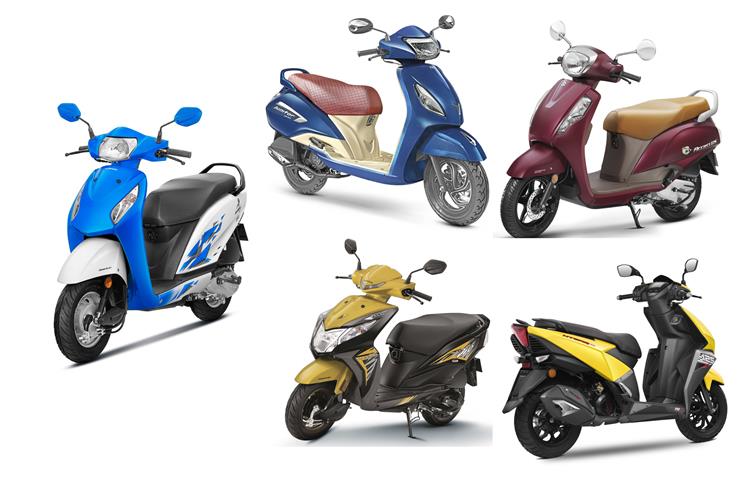 Top 10 Scooters – October 2019 | Activa, Jupiter and Access deliver month-on-month growth