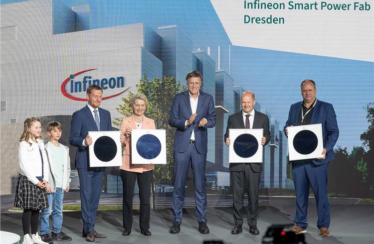 Infineon breaks ground on 5 billion-euro semiconductor plant in Germany