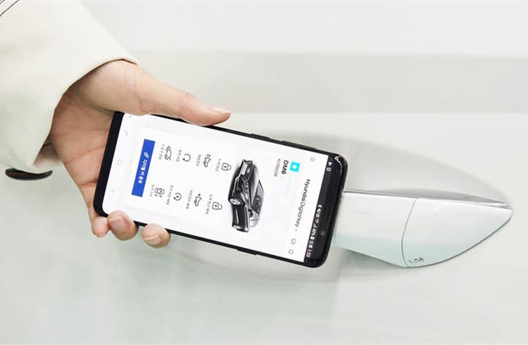 Hyundai develops smartphone-based digital key