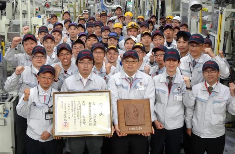 Toyota awarded 66th Okochi Memorial Production Prize for aluminium casting technology