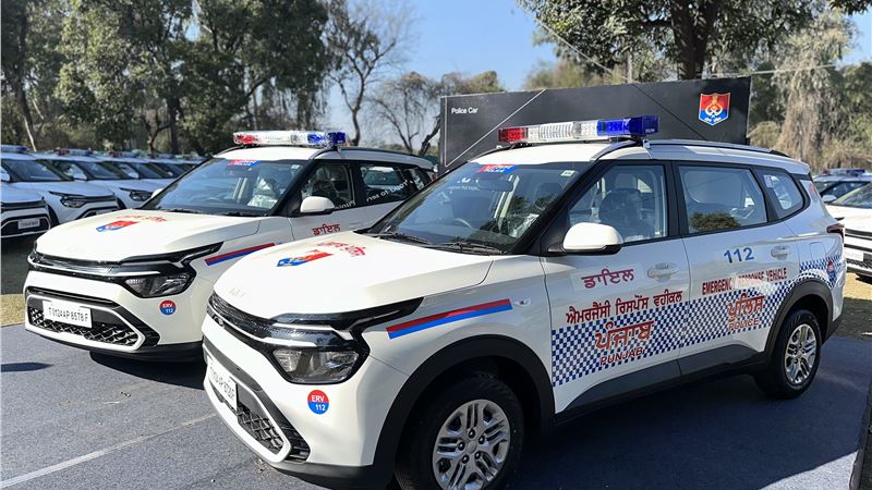 Punjab police to use Kia Carens as emergency response vehicles