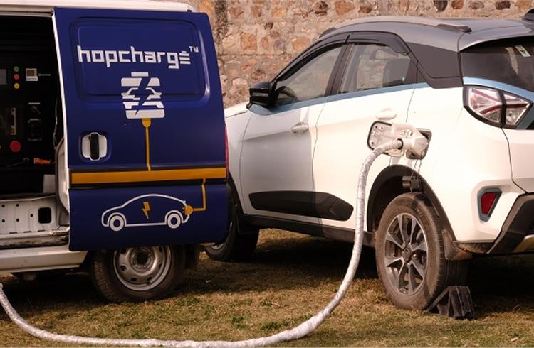 Hopcharge introduces on-demand EV fast charging facility