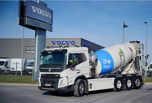 Volvo Trucks delivers first heavy-duty electric concrete mixer truck to CEMEX