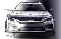 Kia previews new compact SUV for India