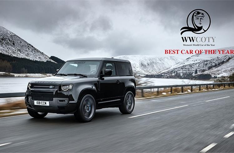 Land Rover Defender wins Women's World Car of The Year 2021 title