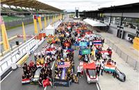 Some of the participating teams during day two of Shell Make the Future Live Malaysia 2019 at the Sepang International Circuit, Malaysia.