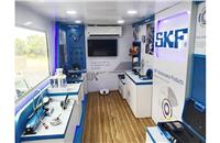 A view of the interior of the SKF MaPro Xpress van