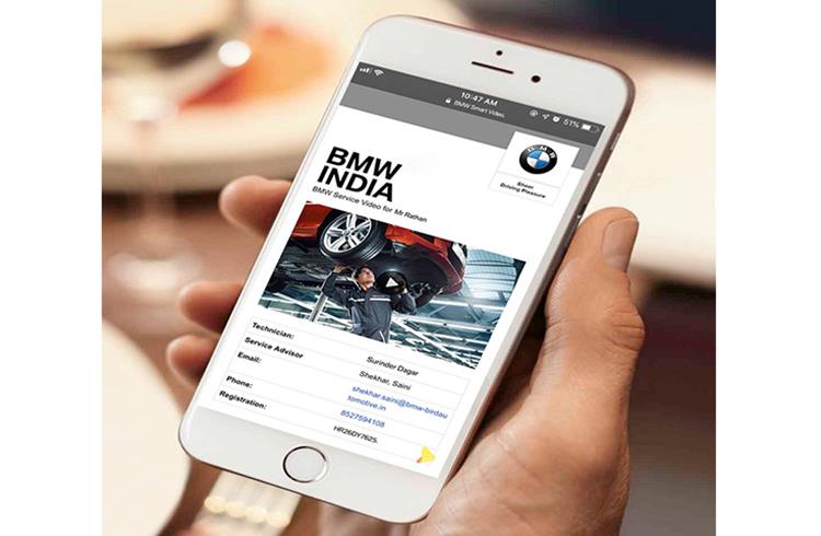 BMW India enables customers to give real-time video approval for vehicle servicing