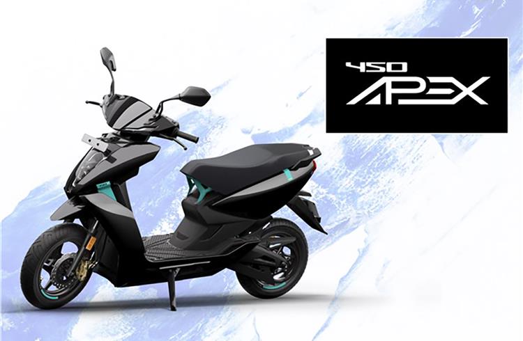 Image of Ather 450X used for representational purposes only.