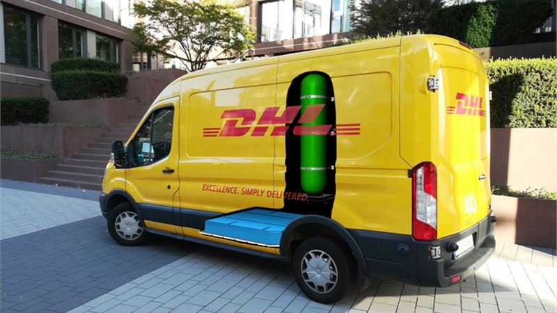 DHL and StreetScooter develop new fuel cell electric delivery van