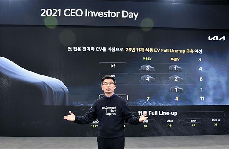 Ho Sung Song, President and CEO of Kia Corporation, revealed the ambitious update to the carmaker’s mid- to long-term roadmap today. 