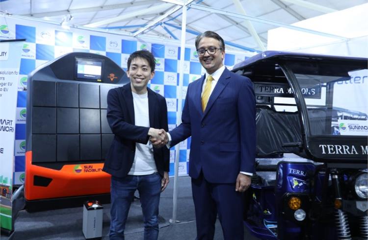 Terra Motors partners Sun Mobility for battery swap solution