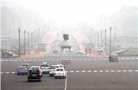 File picture of a smog-hit Delhi in winter.