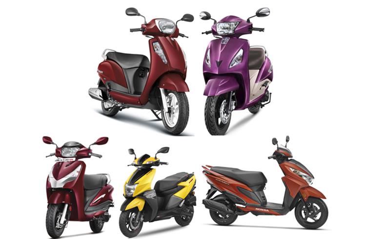 India's Best-Selling Scooters – January 2019 | Suzuki Access trumps TVS Jupiter, Hero Destini 125 beats TVS NTorq, Honda Grazia