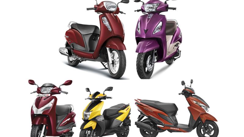 India's Best-Selling Scooters – January 2019 | Suzuki Access trumps TVS Jupiter, Hero Destini 125 beats TVS NTorq, Honda Grazia