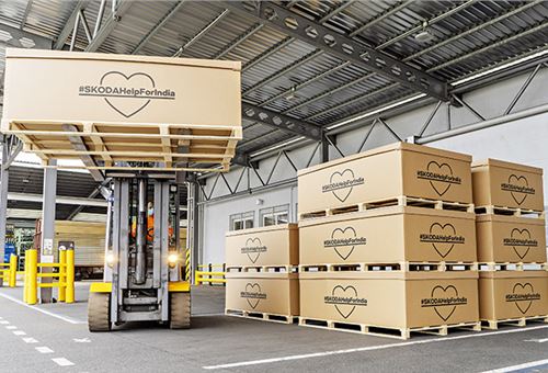 Skoda begins shipping Covid relief supplies to India