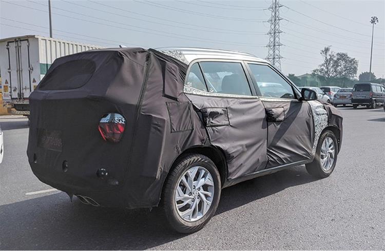 The new Creta was snapped testing in Gurgaon last month. (Pic: Mayank Dhingra).