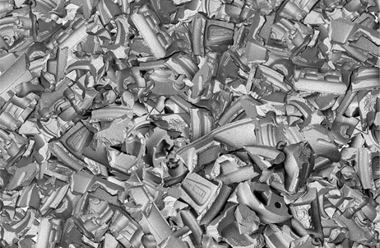 Consistent use of recycled aluminium not only conserves raw material sources but also eliminates the particularly energy-intensive electrolysis process necessary to produce light alloys.