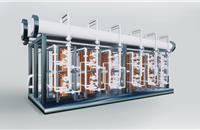 Electrolysis equipment (Highly integrated water electrolysis stack group produced by Toyota)