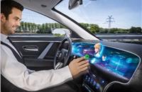 The Natural 3D Lightfield Centerstack is the first automotive 3D-Display with gesture interaction, touch control and haptic feedback