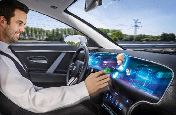 The Natural 3D Lightfield Centerstack is the first automotive 3D-Display with gesture interaction, touch control and haptic feedback
