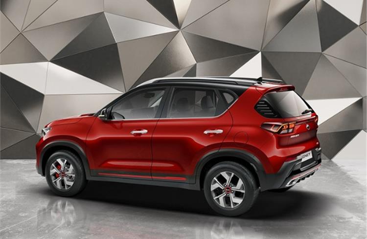 Kia Motors India is targeting 100,000 sales in the domestic market and 50,000-unit experts in the first year of production.