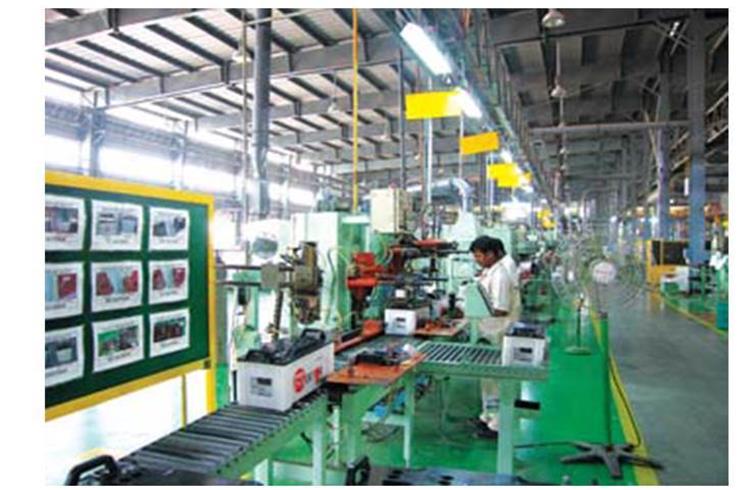 Exide Industries' shopfloor