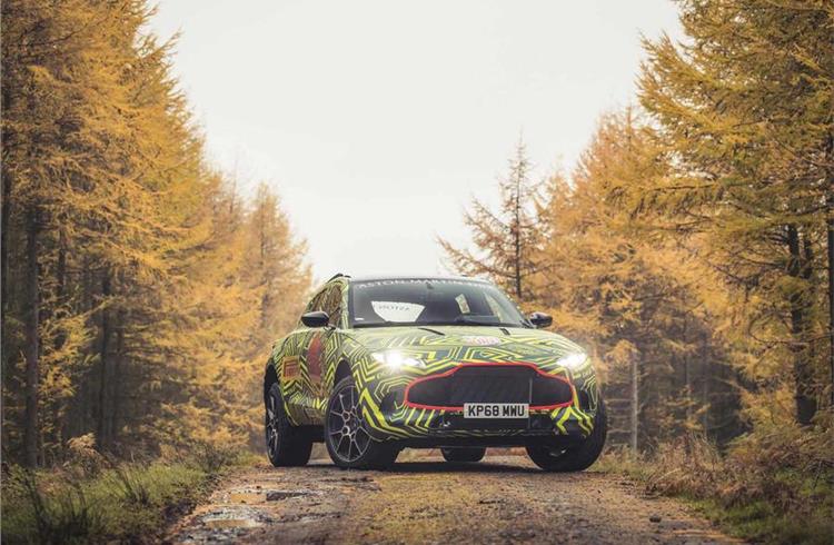 Aston Martin DBX shown in near-production form before 2019 launch