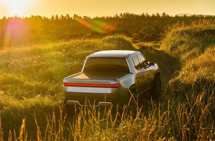 Electric start-up Rivian unveils pick-up truck to rival Tesla