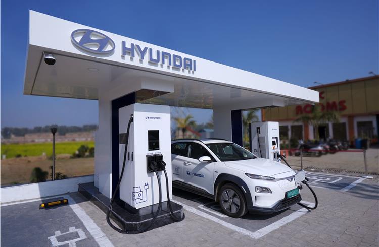 Hyundai plans to introduce 10 fast chargers by the first half of CY23  