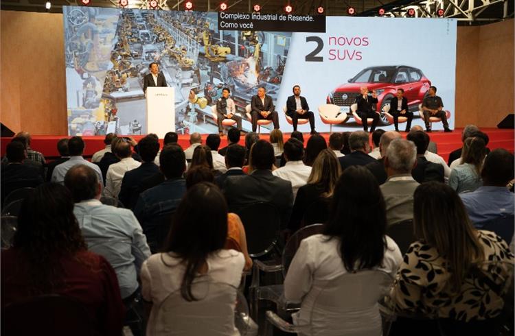 While one of the SUVs to be produced at the Resende Industrial Complex in Rio de Janeiro will be the new Kicks, Nissan plans to export the second made-in-Brazil SUV to more than 20 countries in Latin America