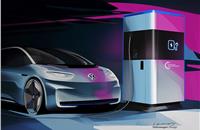 Volkswagen develops ultra-fast portable charging station