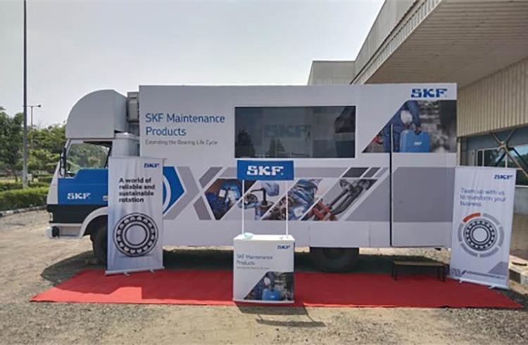 A team of territory managers from SKF and its distributor network are actively involved in product demonstrations and resolving customer queries related to equipment and bearing failure.