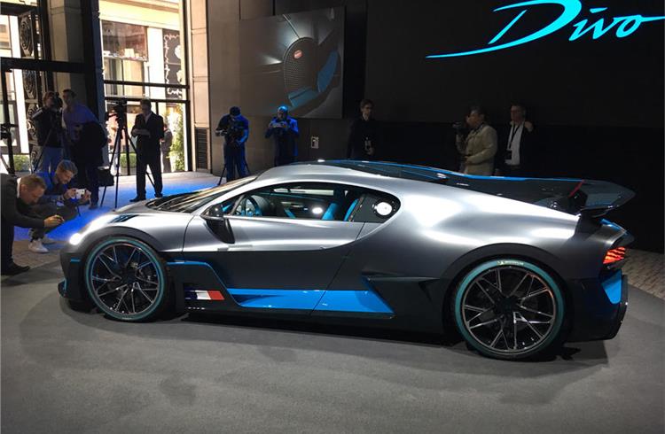 New Bugatti Chiron-based Divo hypercar revealed in Paris