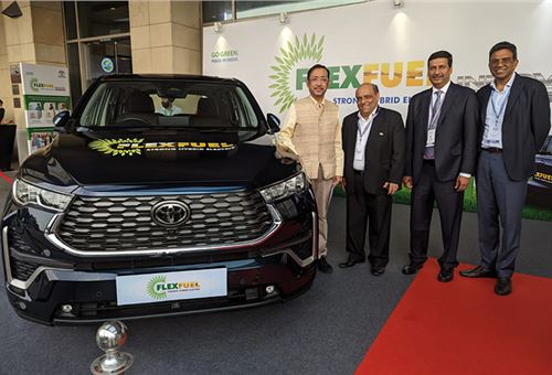 Toyota Kirloskar Motor showcases electrified flex fuel vehicles at India Sugar and Bio-Energy Conference 2023