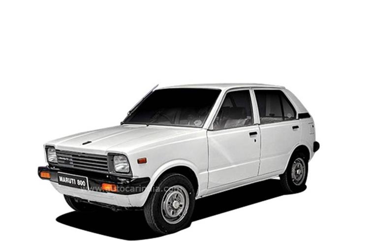 The Maruti 800  that the middle class made a beeline for