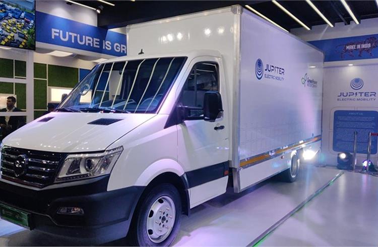 EV Star CC seven-tonner, which uses LFP batteries, has a range of up to 250km on a single charge. 