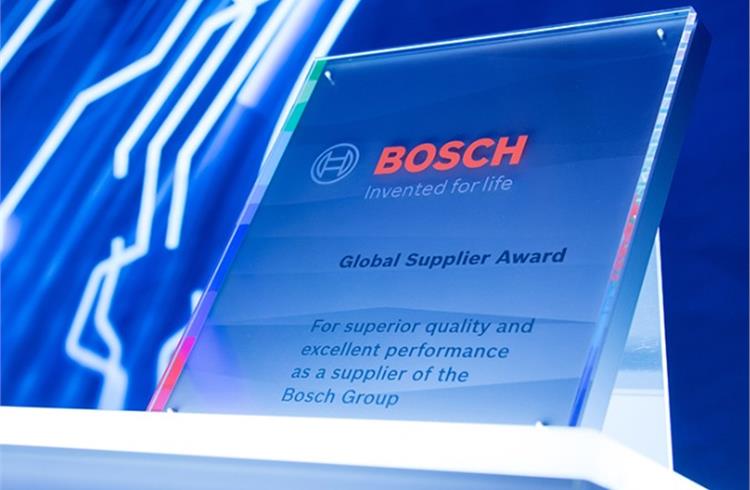 Every two years, Bosch rewards outstanding global supplier performance in the manufacture and supply of raw materials, products, and services.