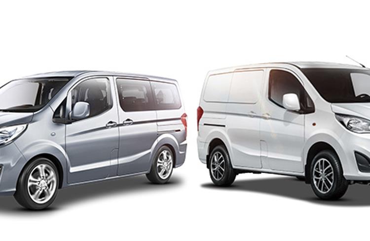 Full-electric T3 MPV (left) and Cargo Minivan (right) take 90 minutes for a full charge that delivers up to 300km range. BYD is now keen to begin producing electric cars in India.
