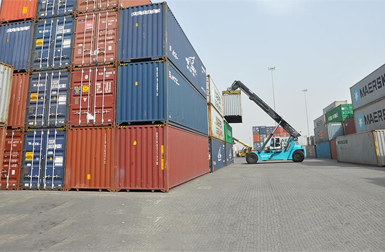 Representation image of a container freight section in Mumbai. (Image: APM Terminals)