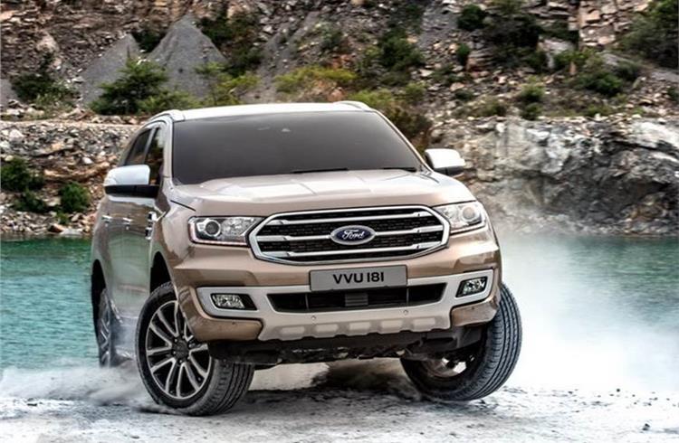Ford launches 2019 Endeavour at Rs 28.19 lakh