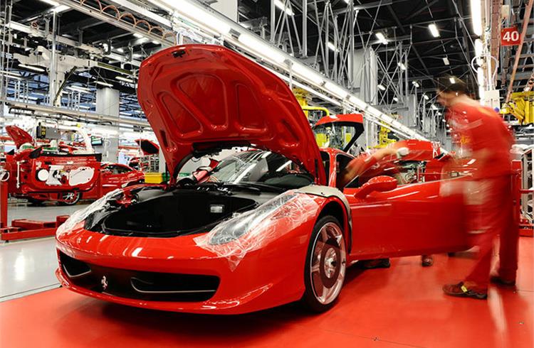 Ferrari keeps factory humming despite coronavirus restrictions