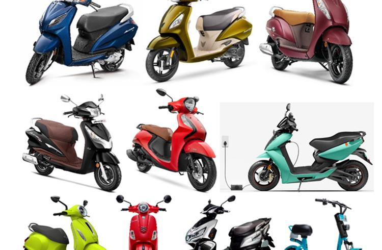 TVS, Suzuki, Yamaha, Ather and Bajaj increase scooter market share in first-half FY2024