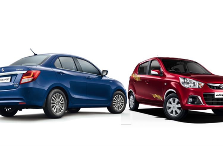 While the popular Alto entry-level hatchback sold a total of 259,401 units, its bigger sibling the Dzire sold 253,859 units. The difference of 5,542 units makes the Alto the No. 1 car in India once ag