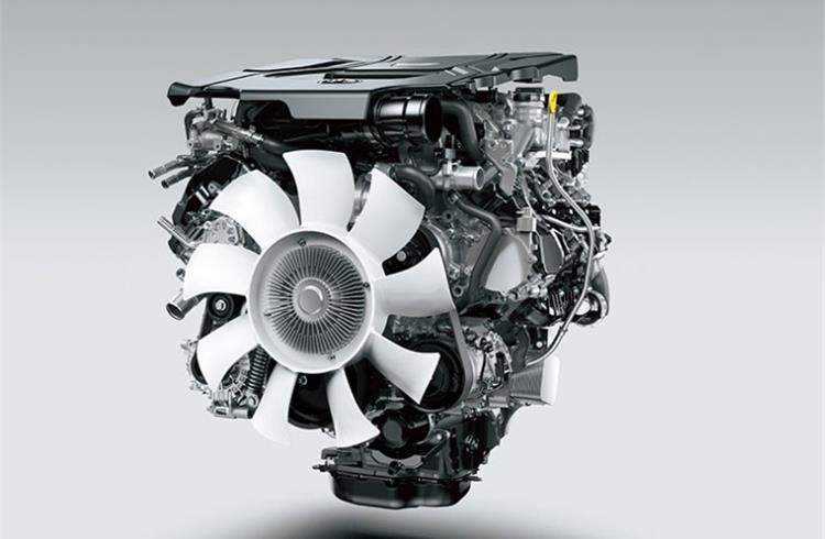 3.3-litre V6 diesel twin-turbo engine.