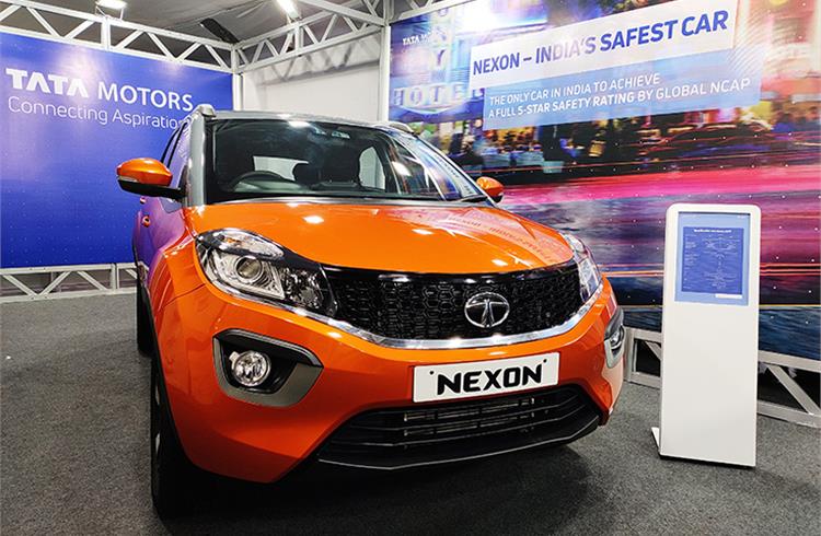 An electric version of the Tata Nexon compact SUV will debut in early January.